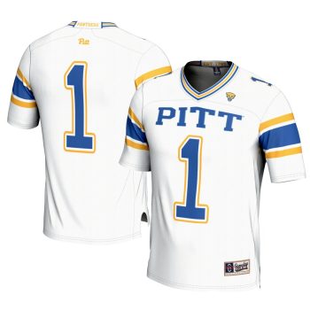 #1 Pitt Panthers GameDay Greats Youth Football Jersey - White
