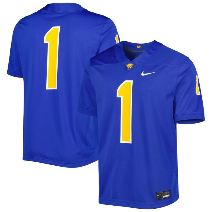 #1 Pitt Panthers Untouchable Football Jersey - Royal