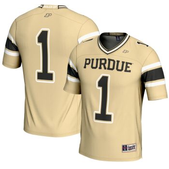 #1 Purdue Boilermakers GameDay Greats Endzone Football Jersey - Gold