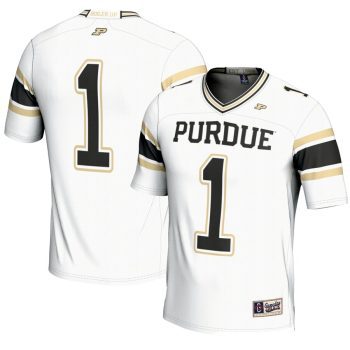 #1 Purdue Boilermakers GameDay Greats Endzone Football Jersey - White