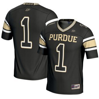 #1 Purdue Boilermakers GameDay Greats Youth Endzone Football Jersey - Black
