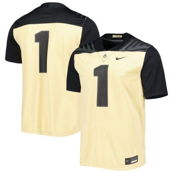#1 Purdue Boilermakers Untouchable Football Jersey - Gold