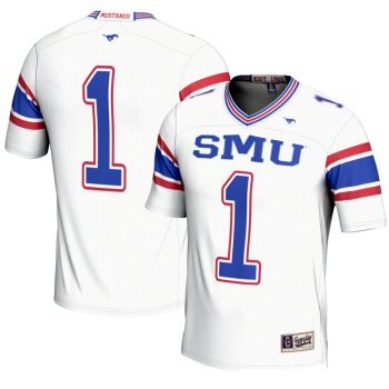 #1 SMU Mustangs GameDay Greats Endzone Football Jersey - White