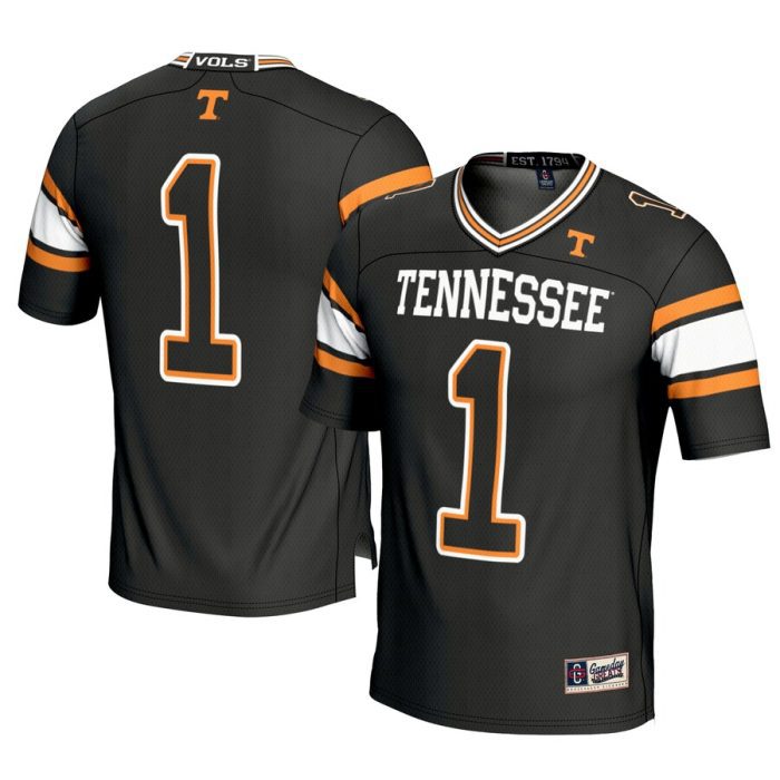 #1 Tennessee Volunteers GameDay Greats Football Jersey - Cardinal