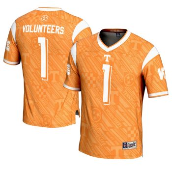 #1 Tennessee Volunteers GameDay Greats Youth Highlight Print Football Fashion Jersey - Tennessee Orange