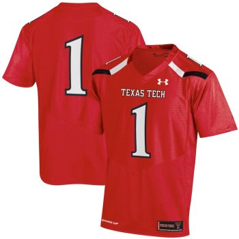#1 Texas Tech Red Raiders Under Armour Replica Jersey - Red
