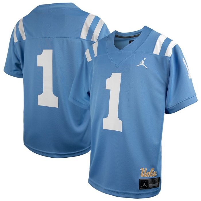 #1 UCLA Bruins Jordan Brand Youth Alternate Game Jersey- Light Blue