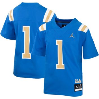 #1 UCLA Bruins Jordan Brand Youth Untouchable Football Jersey - Blue