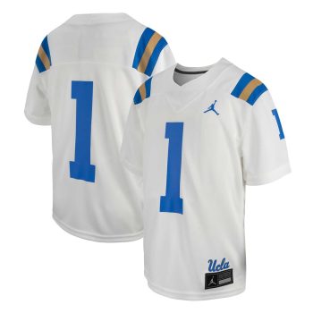 #1 UCLA Bruins Jordan Brand Youth Untouchable Replica Game Jersey - White