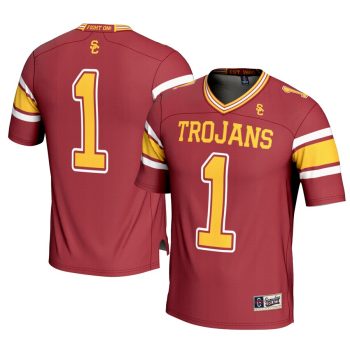 #1 USC Trojans GameDay Greats Football Jersey - Cardinal