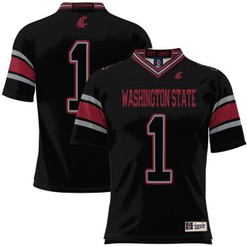 #1 Washington State Cougars GameDay Greats Football Jersey - Black