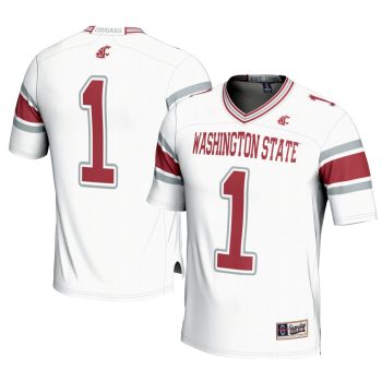 #1 Washington State Cougars GameDay Greats Football Jersey - White