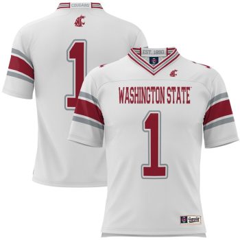 #1 Washington State Cougars GameDay Greats Youth Football Jersey - White