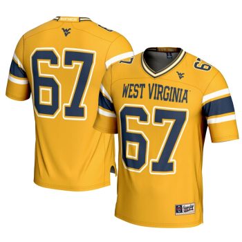 #1 West Virginia Mountaineers GameDay Greats Youth Football Jersey - Gold