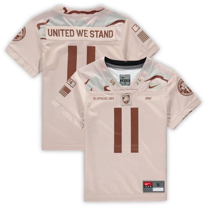 #11 Army Black Knights Preschool Untouchable Replica Football Jersey - Tan