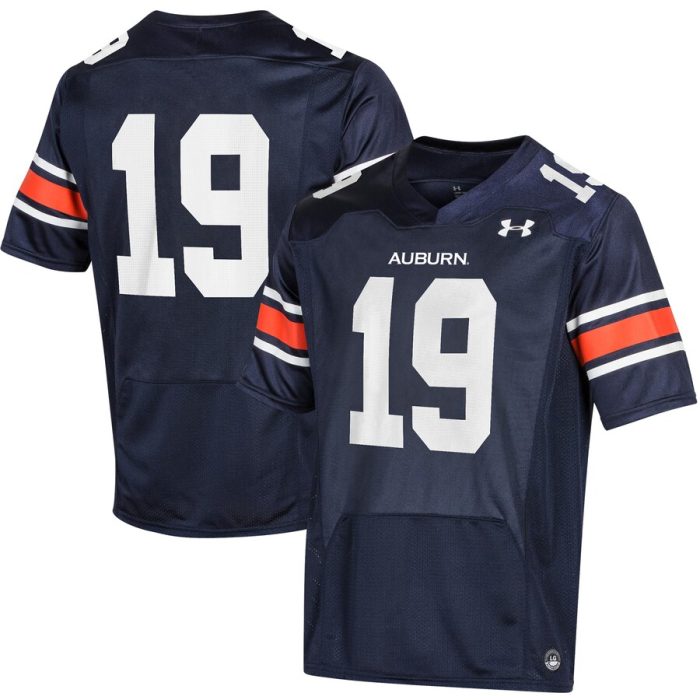 #19 Auburn Tigers Under Armour Replica Jersey - Navy