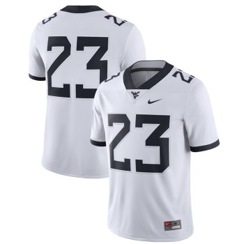 #22 West Virginia Mountaineers Game Jersey - White