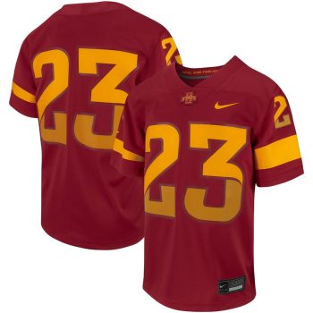 #23 Iowa State Cyclones Youth Untouchable Replica Game Jersey - Cardinal