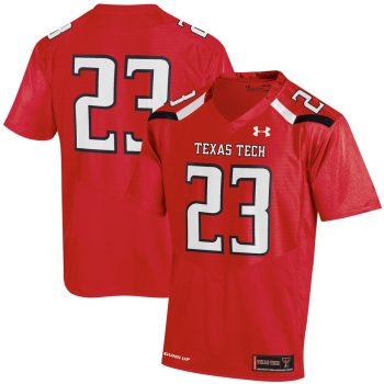 #23 Texas Tech Red Raiders Under Armour Replica Jersey - Red
