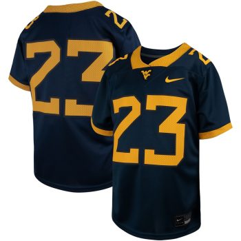 #23 West Virginia Mountaineers Youth Untouchable Replica Game Jersey - Navy