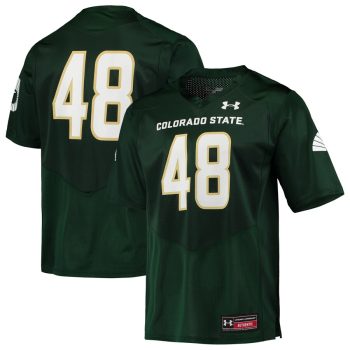 #48 Colorado State Rams Under Armour Replica Football Jersey - Green