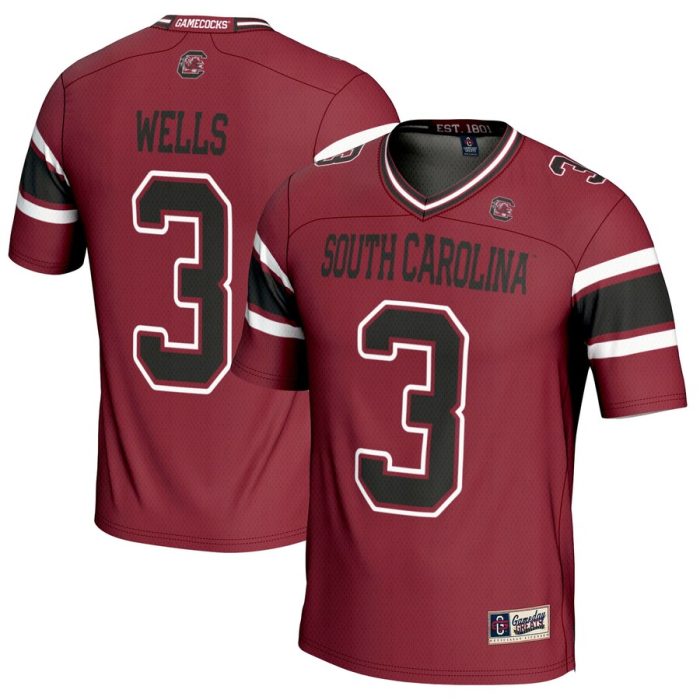 Antwane Wells Jr. South Carolina Gamecocks GameDay Greats NIL Player Football Jersey - Garnet