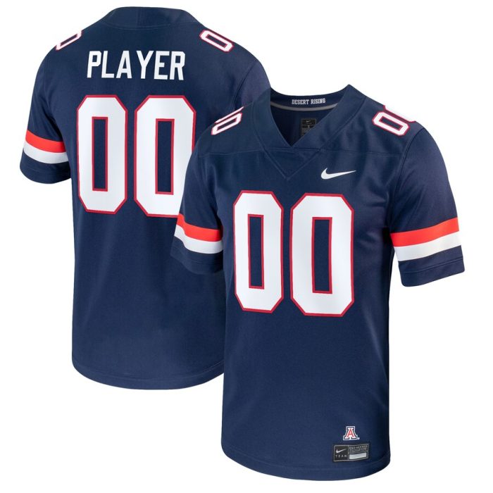 Arizona Wildcats Pick-A-Player NIL Replica Football Jersey - Navy