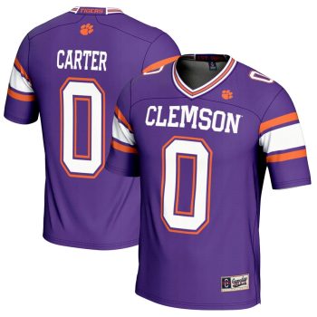 Barrett Carter Clemson Tigers GameDay Greats NIL Player Football Jersey - Purple