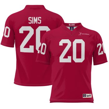 Billy Sims Oklahoma Sooners Heisman Football Jersey - Crimson