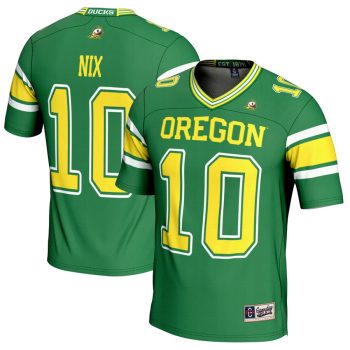 Bo Nix Oregon Ducks GameDay Greats NIL Player Football Jersey - Green