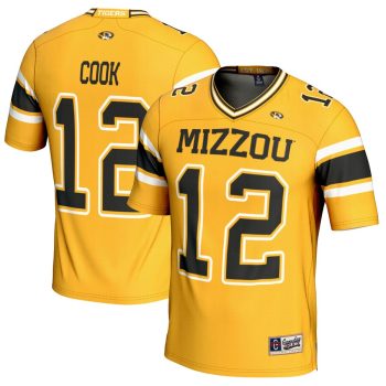 Brady Cook Missouri Tigers GameDay Greats NIL Player Football Jersey - Gold