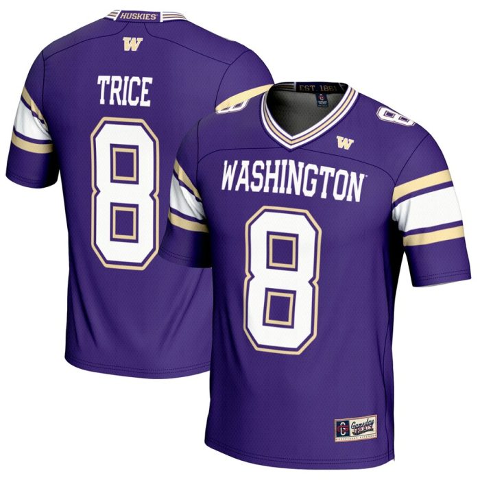 Bralen Trice Washington Huskies GameDay Greats NIL Player Football Jersey - Purple