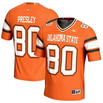 Brennan Presley Oklahoma State Cowboys GameDay Greats NIL Player Football Jersey - Orange