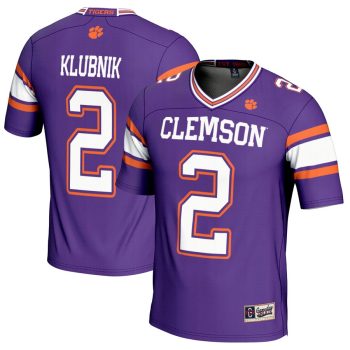 Cade Klubnik Clemson Tigers GameDay Greats Youth NIL Player Football Jersey - Purple