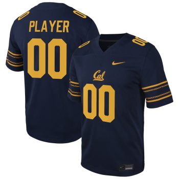 Cal Bears Pick-A-Player NIL Football Game Jersey - Navy