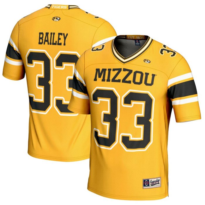 Chad Bailey Missouri Tigers GameDay Greats Youth NIL Player Football Jersey - Gold