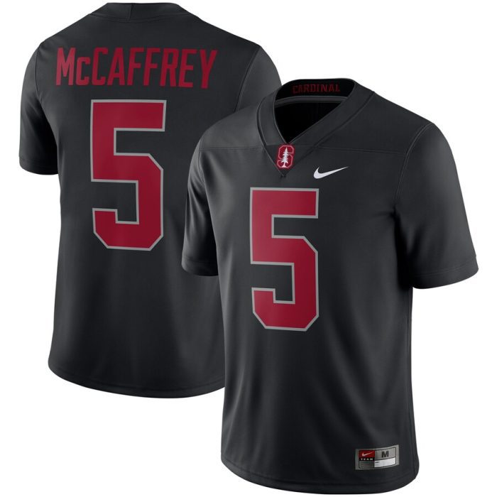 Christian McCaffrey Stanford Cardinal Alumni Game Jersey - Black