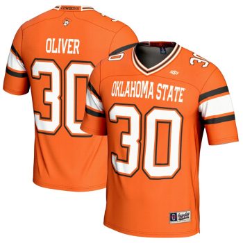 Collin Oliver Oklahoma State Cowboys GameDay Greats NIL Player Football Jersey - Orange