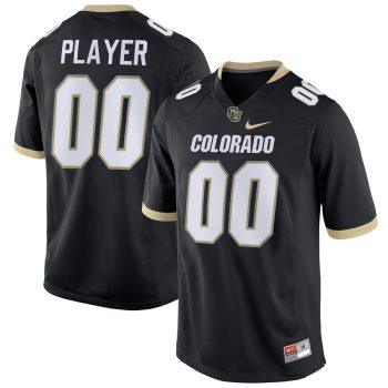 Colorado Buffaloes Pick-A-Player NIL Replica Football Jersey - Black