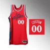 Custom Statement Edition Swingman Red Los Angeles Clippers 2024-25 Jersey