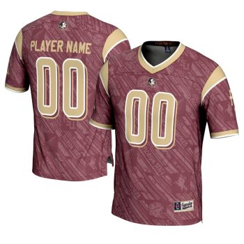 Florida State Seminoles GameDay Greats Highlight Print NIL Pick-A-Player Football Jersey - Garnet