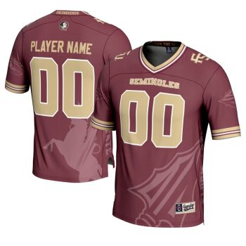 Florida State Seminoles GameDay Greats Icon Print NIL Pick-A-Player Football Jersey - Garnet