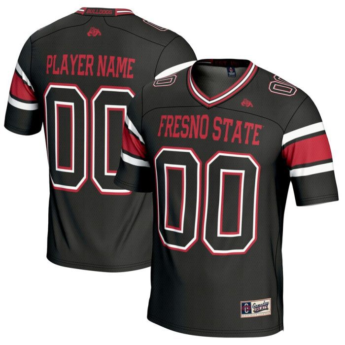 Fresno State Bulldogs GameDay Greats Youth NIL Pick-A-Player Football Jersey - Black