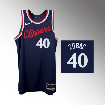 Ivica Zubac Icon Edition Swingman Navy Los Angeles Clippers 2024-25 Jersey