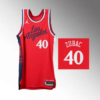 Ivica Zubac Statement Edition Swingman Red Los Angeles Clippers 2024-25 Jersey