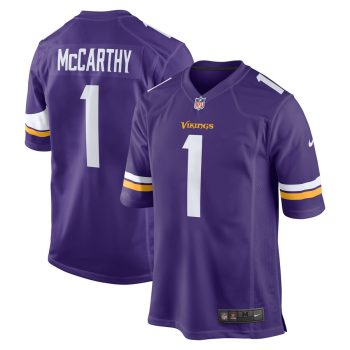 J.J. McCarthy Minnesota Vikings 2024 NFL Draft First Round Pick Player Game Jersey - Purple