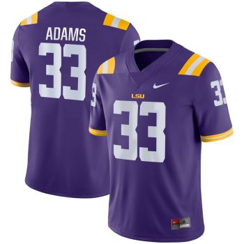 Jamal Adams LSU Tigers Game Jersey - Purple
