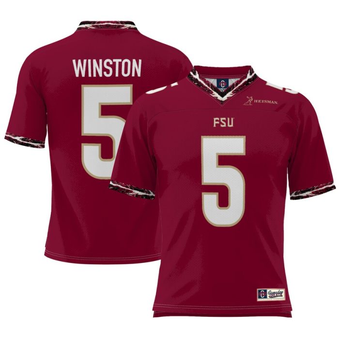 Jameis Winston Florida State Seminoles GameDay Greats Heisman Football Jersey- Garnet