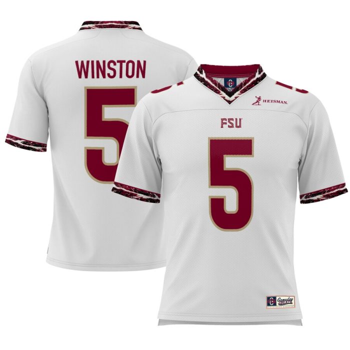 Jameis Winston Florida State Seminoles GameDay Greats Heisman Football Jersey- White