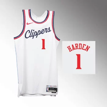 James Harden Association Edition Swingman White Los Angeles Clippers 2024-25 Jersey
